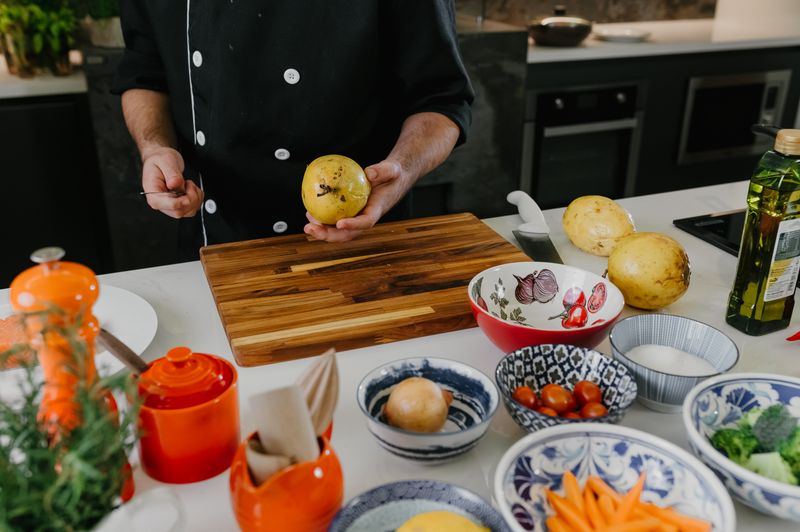 GYG kitchen — fresh ingredients prepared daily